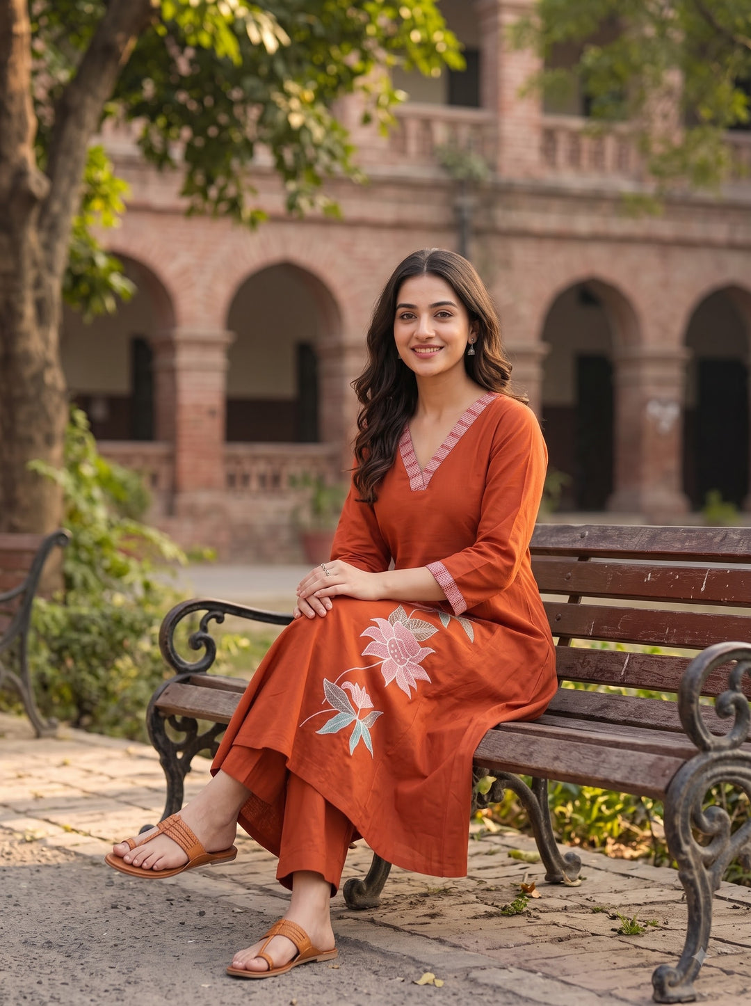 Avika Cotton Kurti Set