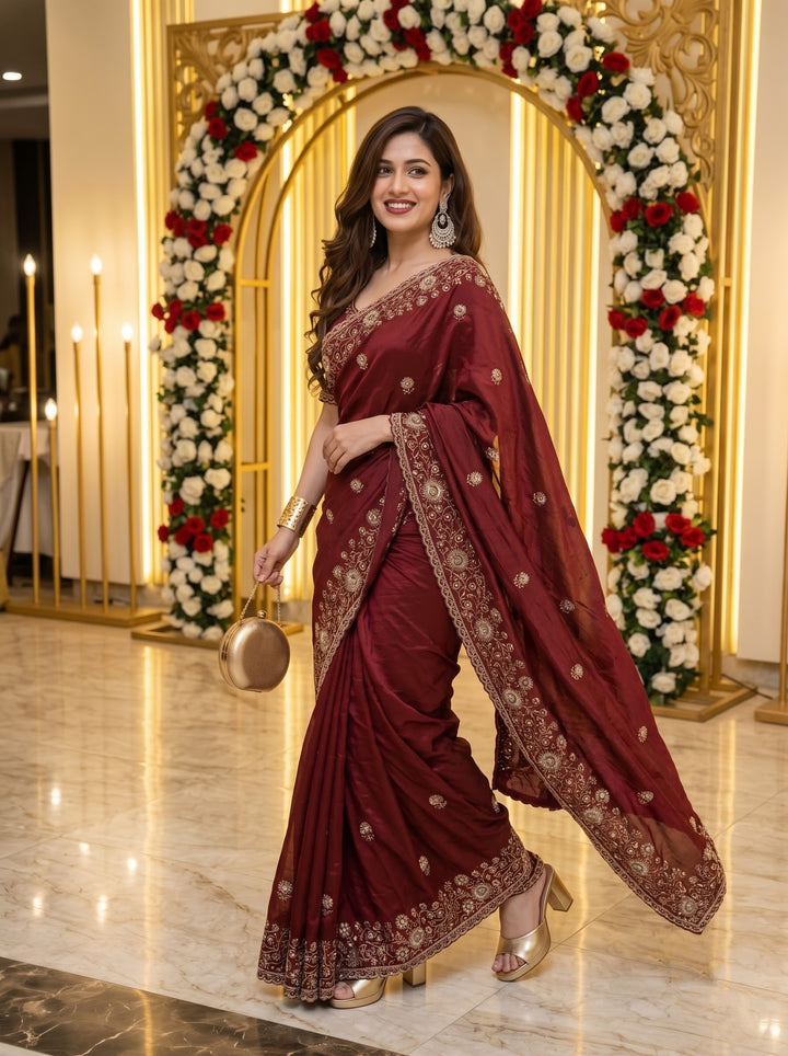 The Dream She Became – Rangoli Silk Saree