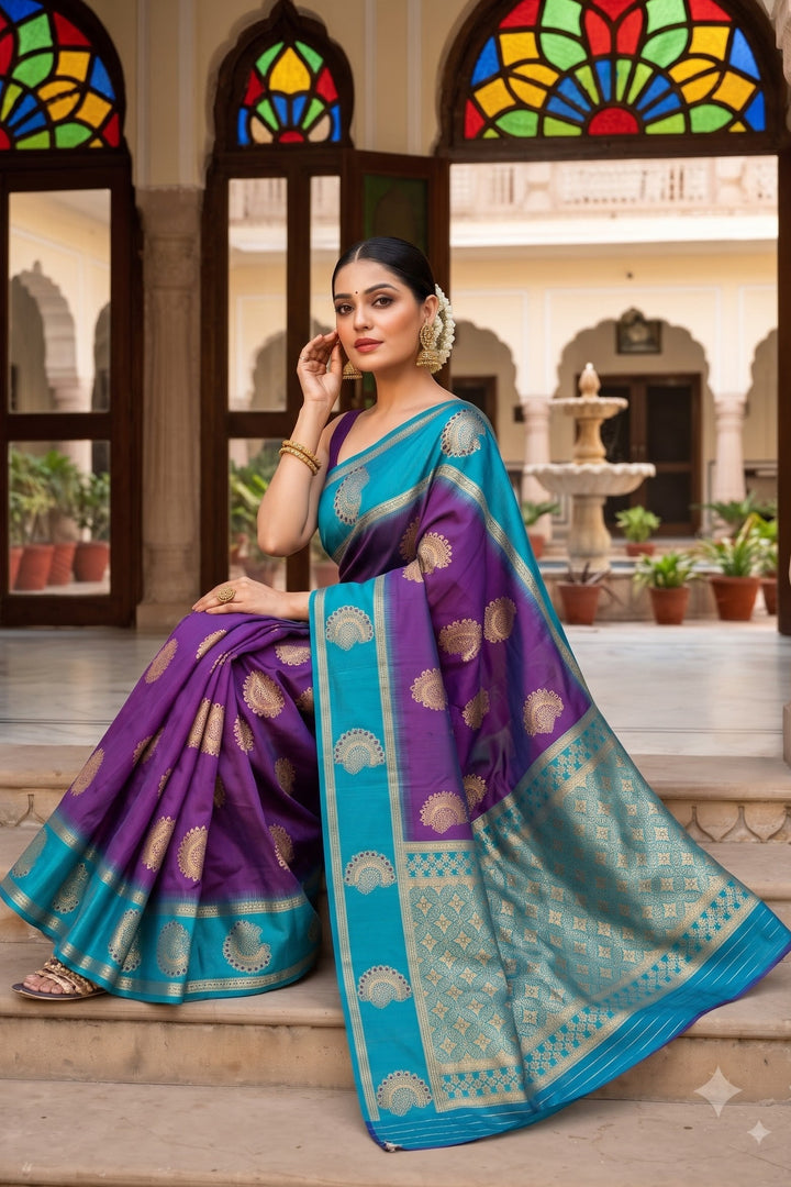 Vivienne Luxe Designer Banarasi Silk Saree