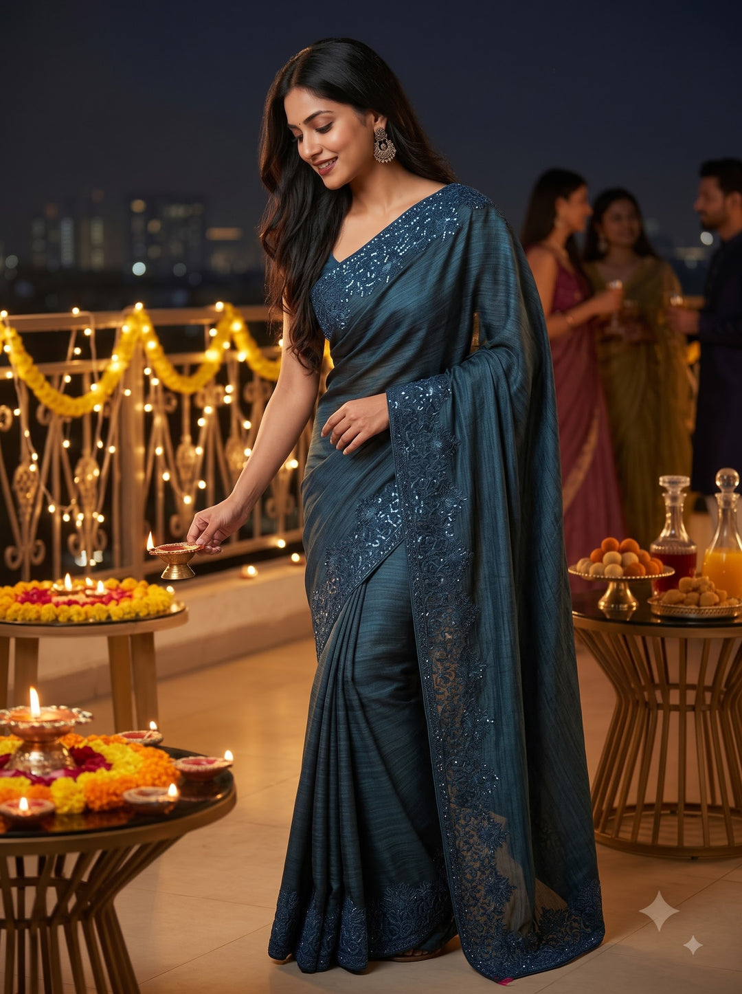 Rock The Party- Chiffon Saree