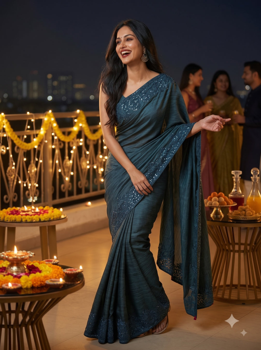 Rock The Party- Chiffon Saree