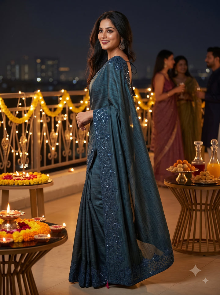 Rock The Party- Chiffon Saree