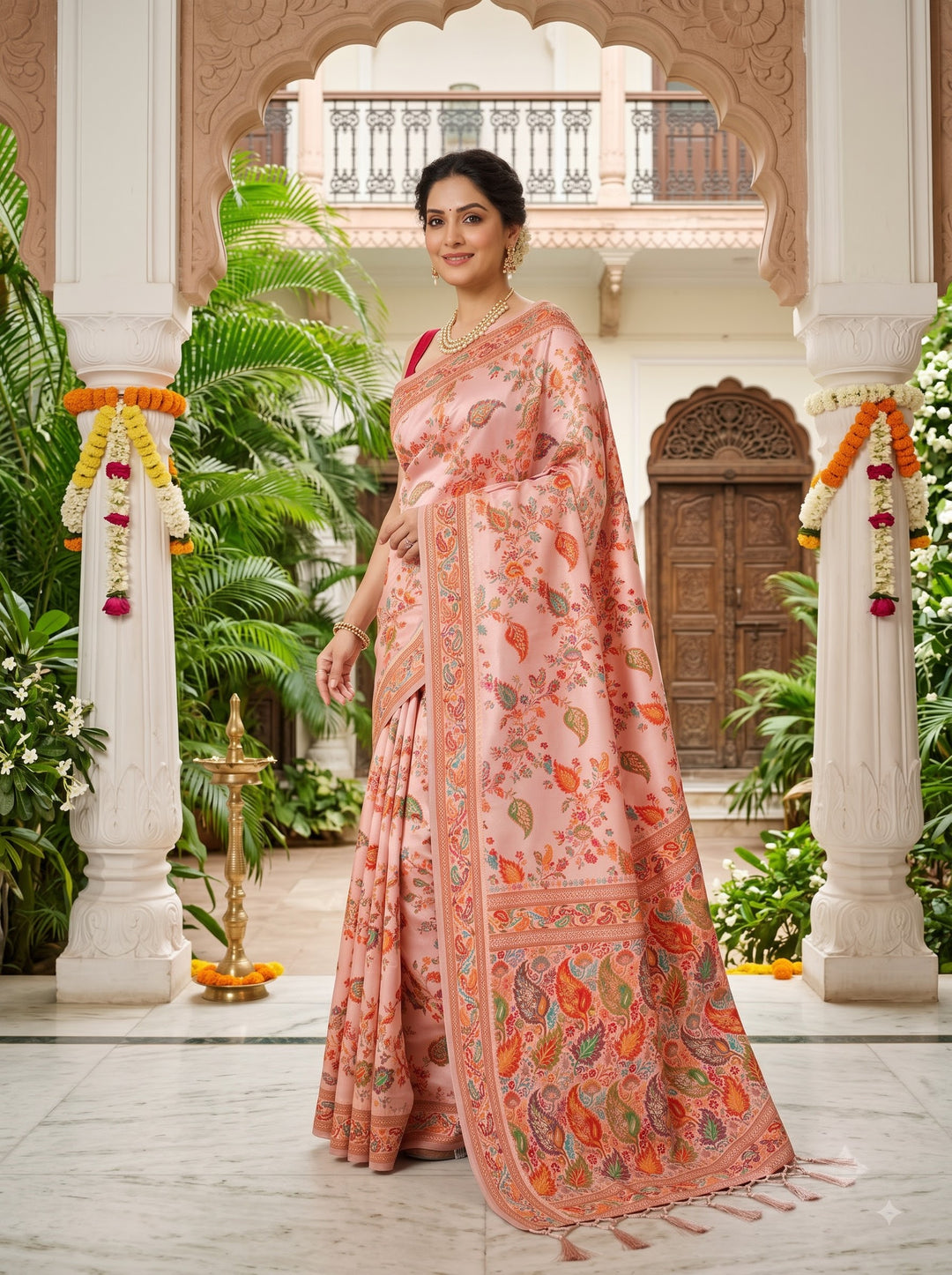Royal Heirloom Pashmina Silk Saree