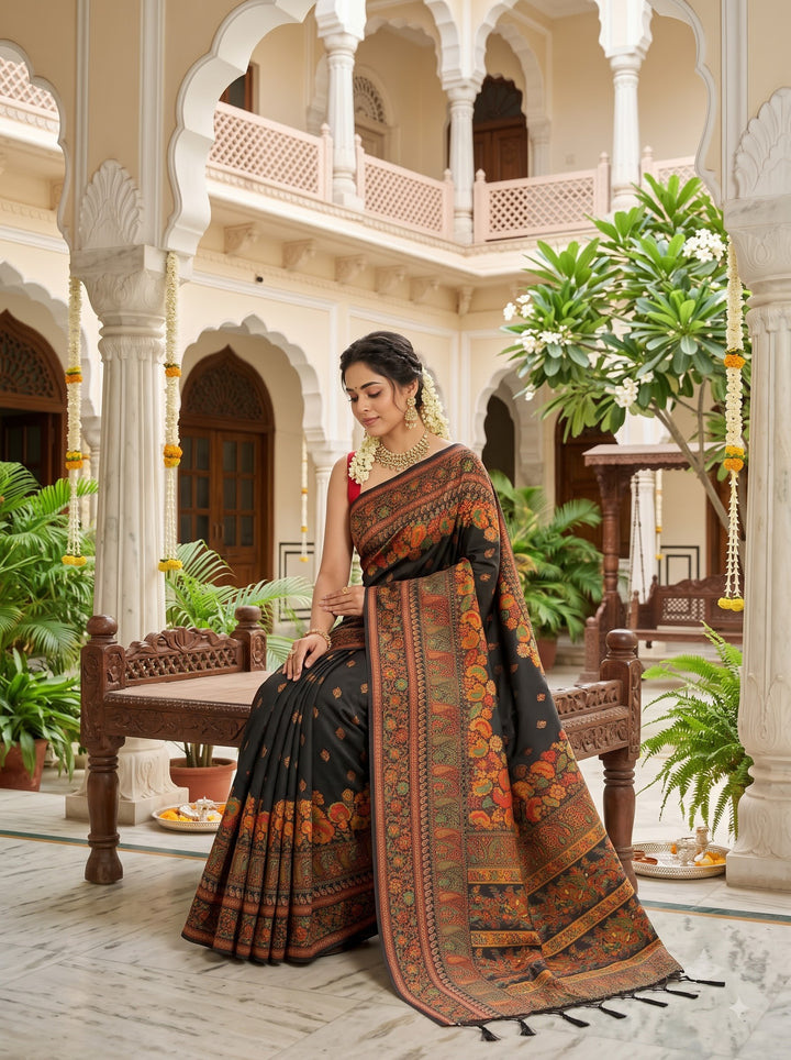 Royal Heirloom Pashmina Silk Saree