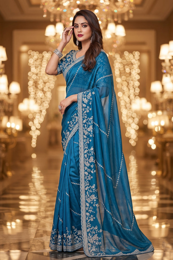 Most Recent Fancy silk Saree