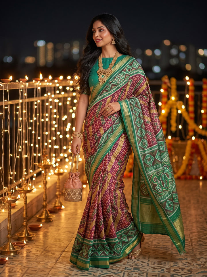 My Lucky Star Patola Silk Saree