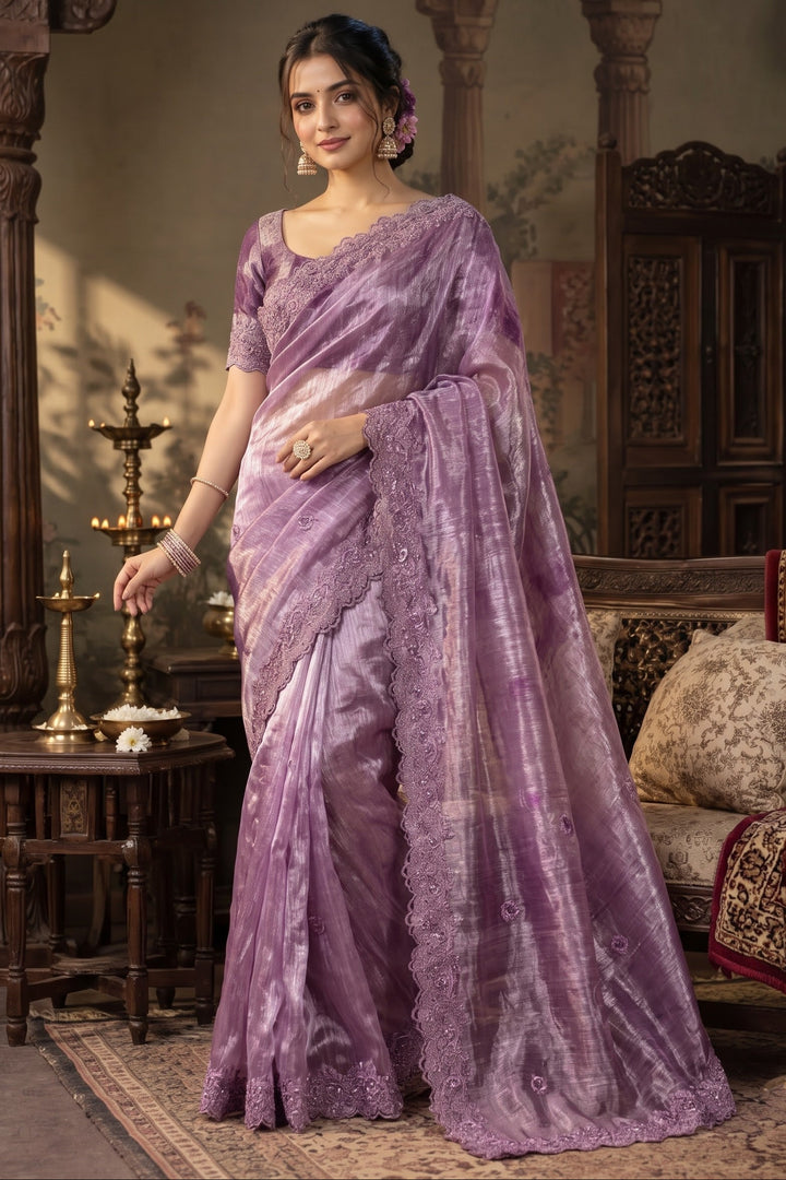Traditional Heart Fancy Silk Saree
