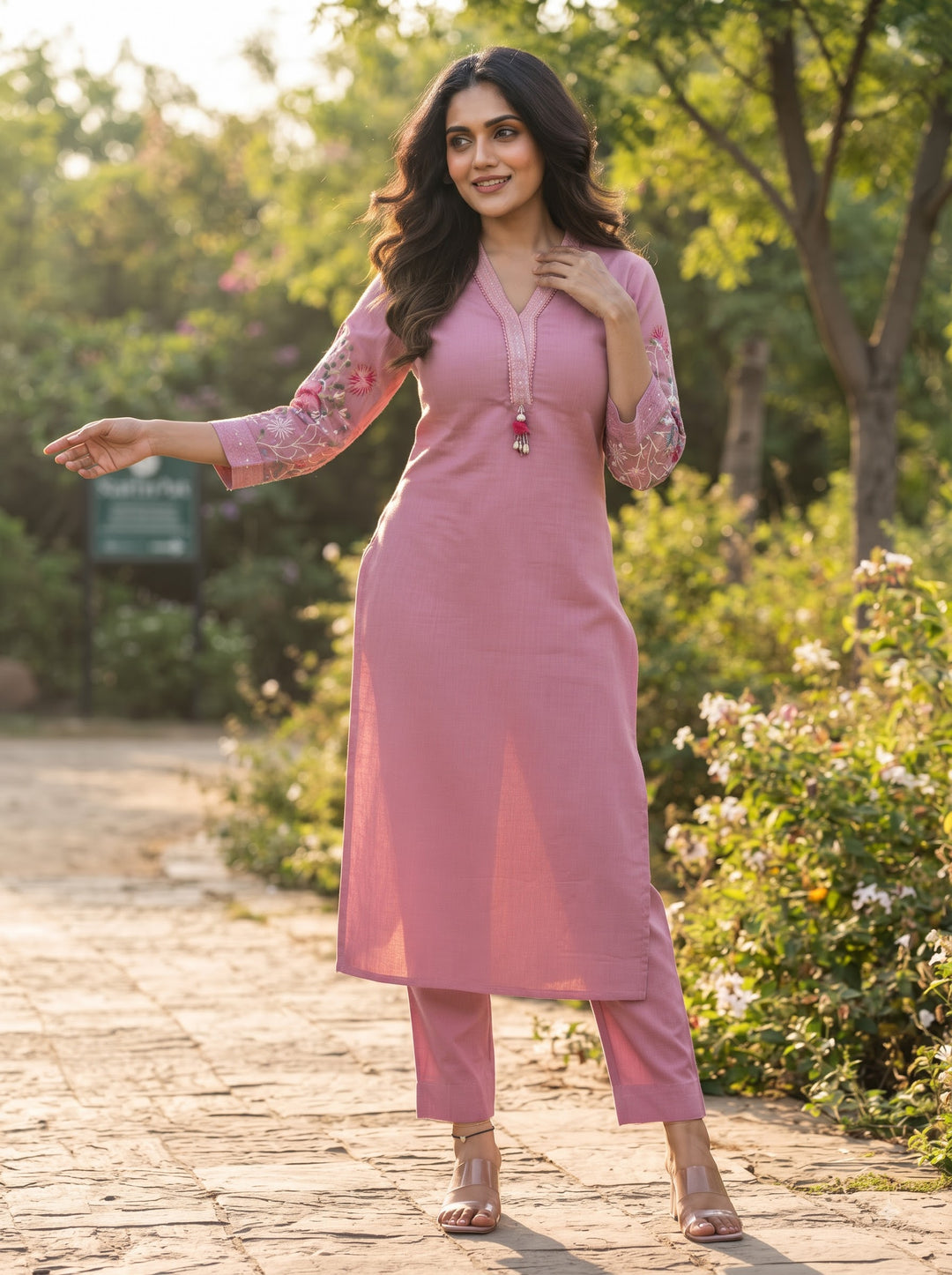 Mohana Cotton  Kurti Set