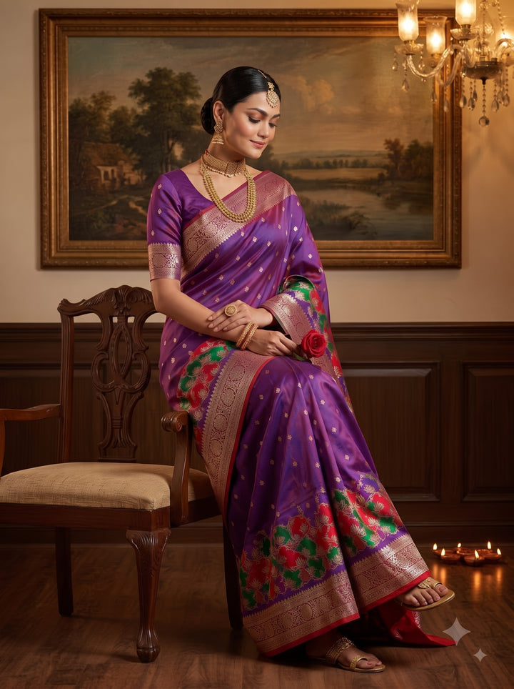House of Grace Katan Silk Saree