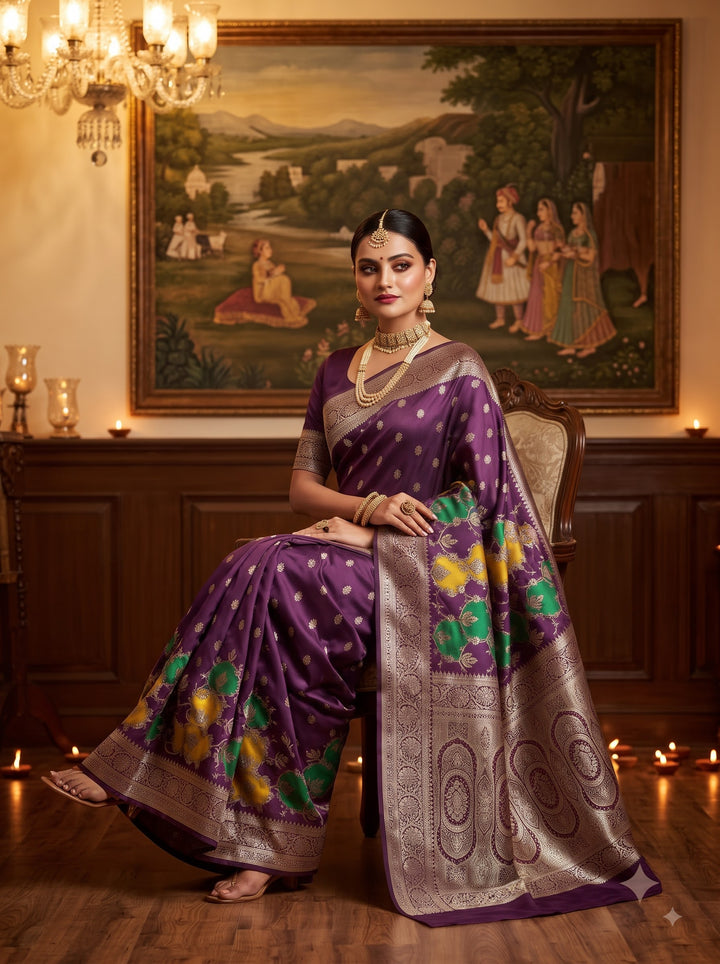 House of Grace Katan Silk Saree