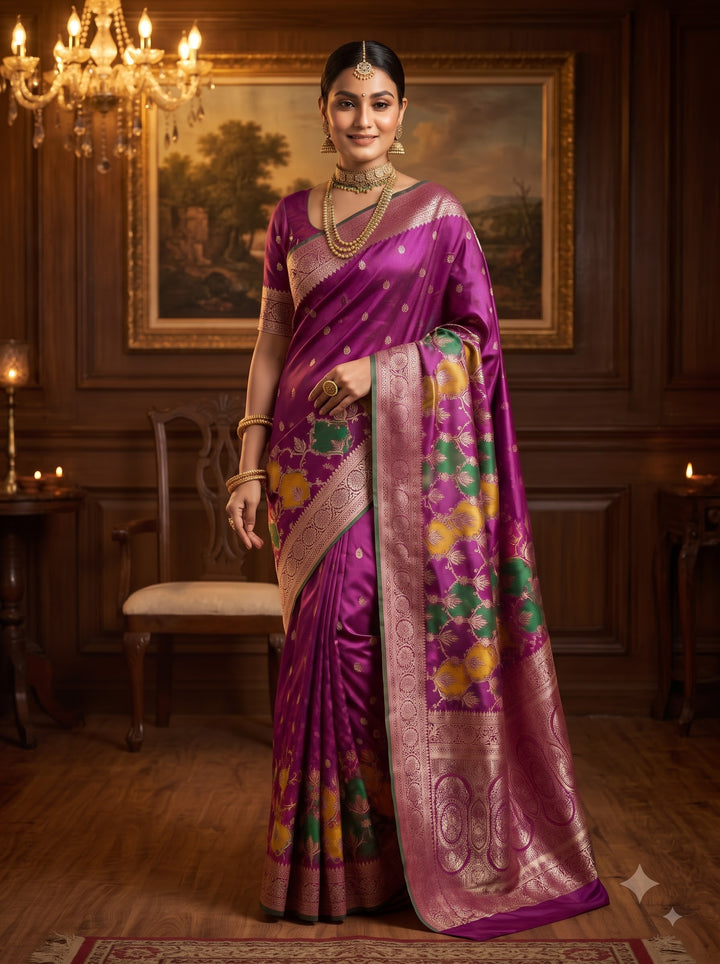House of Grace Katan Silk Saree