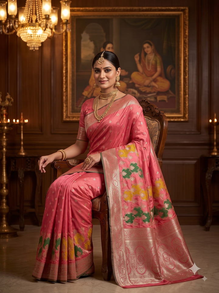 House of Grace Katan Silk Saree