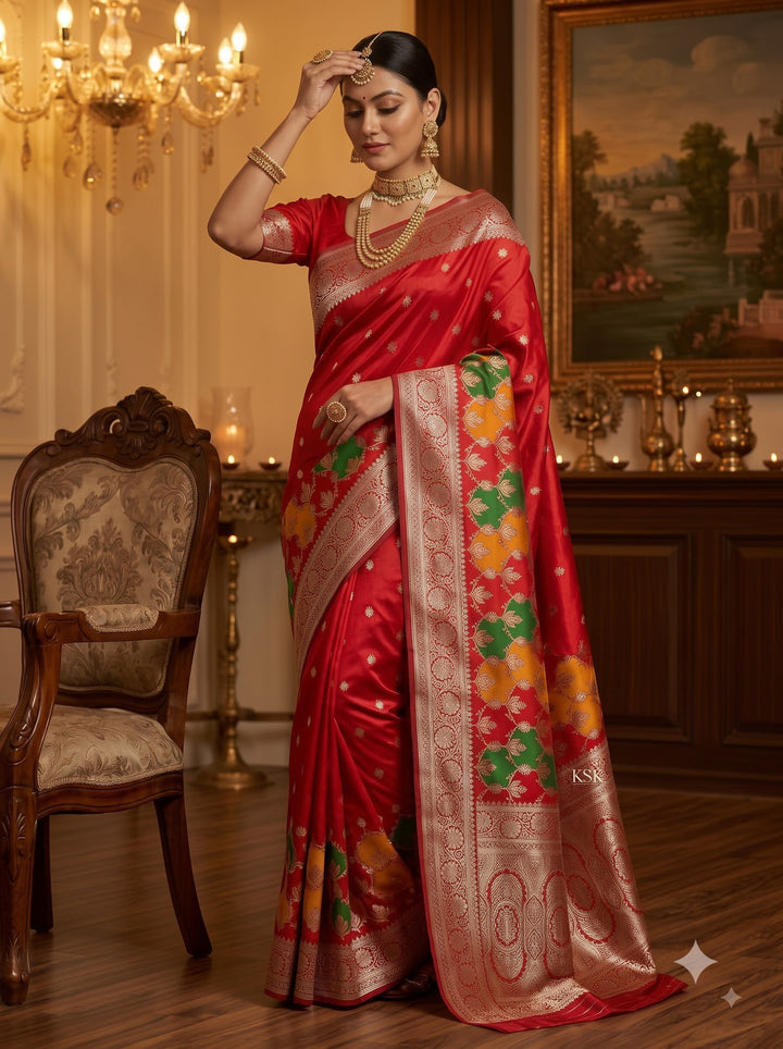 House of Grace Katan Silk Saree
