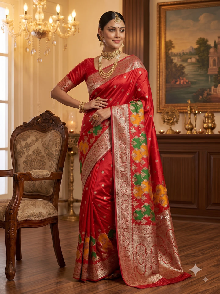 House of Grace Katan Silk Saree