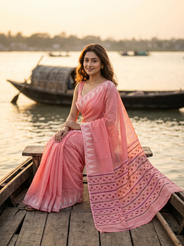 Rangamaya  Jamdani  Saree
