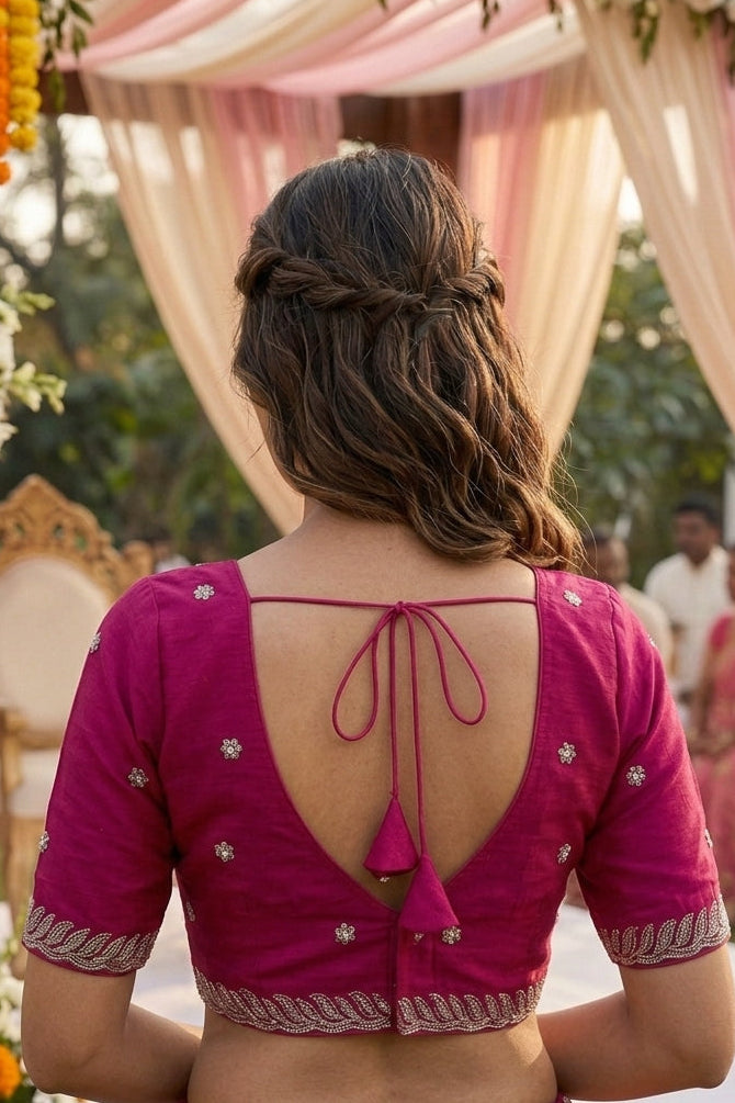 Mysterious Beauty -Fendy Silk Blouse