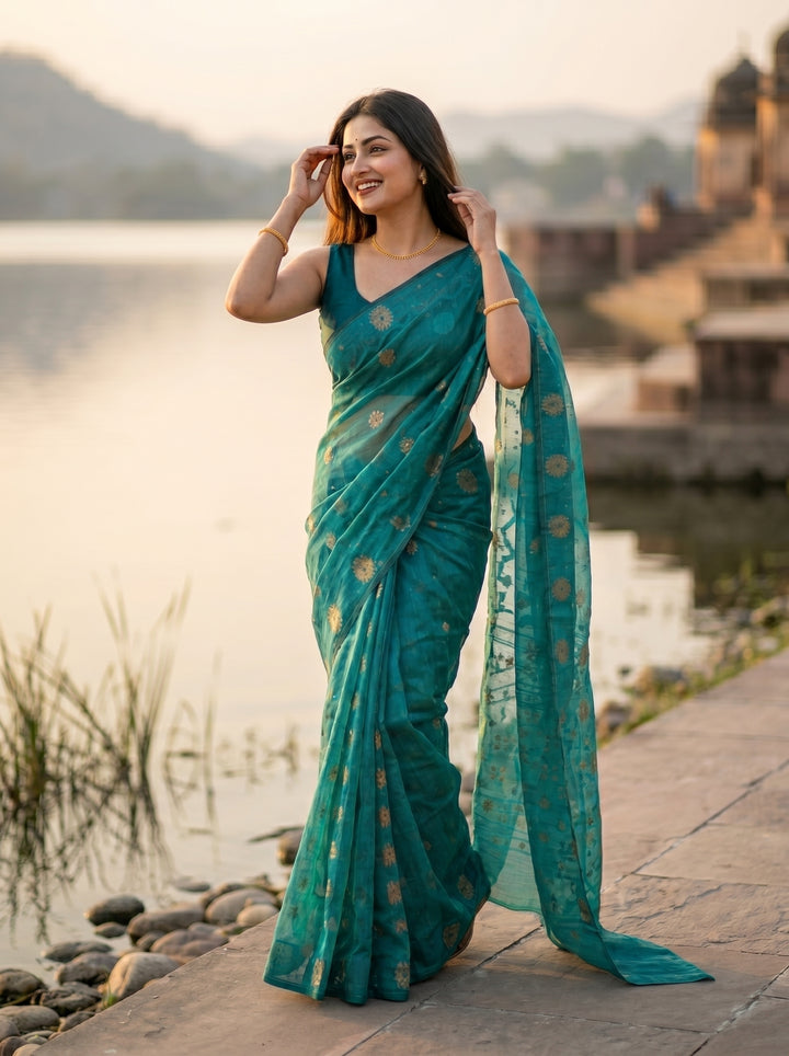 Kanaklata  Jamdani  Saree