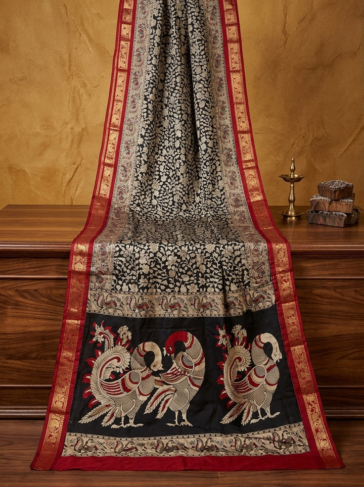 Dressed In Romance Mangalagiri Silk Saree