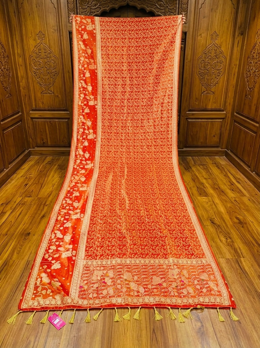 Auralis Organza Tissue  Silk Saree