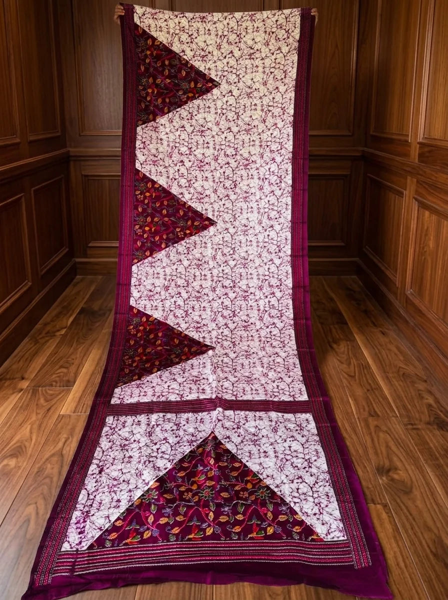 Trikon Ranga Fancy Silk Saree