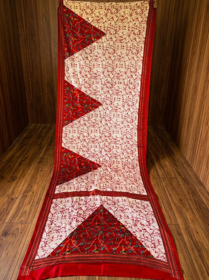 Trikon Ranga Fancy Silk Saree