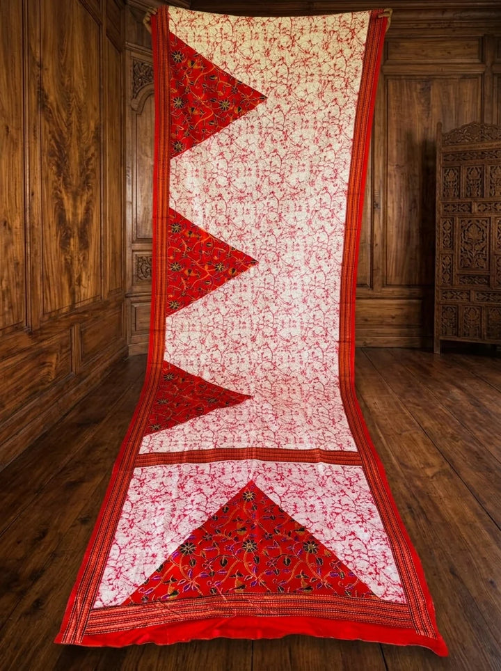 Trikon Ranga Fancy Silk Saree