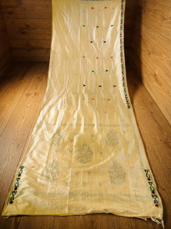 Swarnanjali Semi Tussar Silk Saree 5