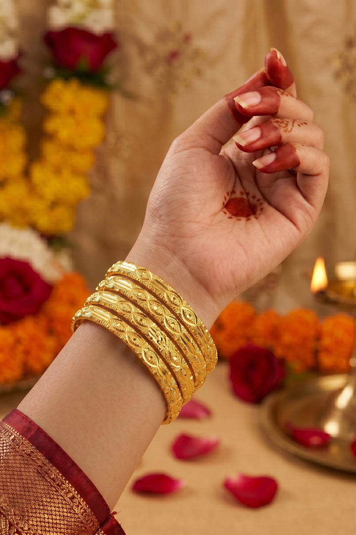 Sunehri Lehar (Gold Plated Bangles set)