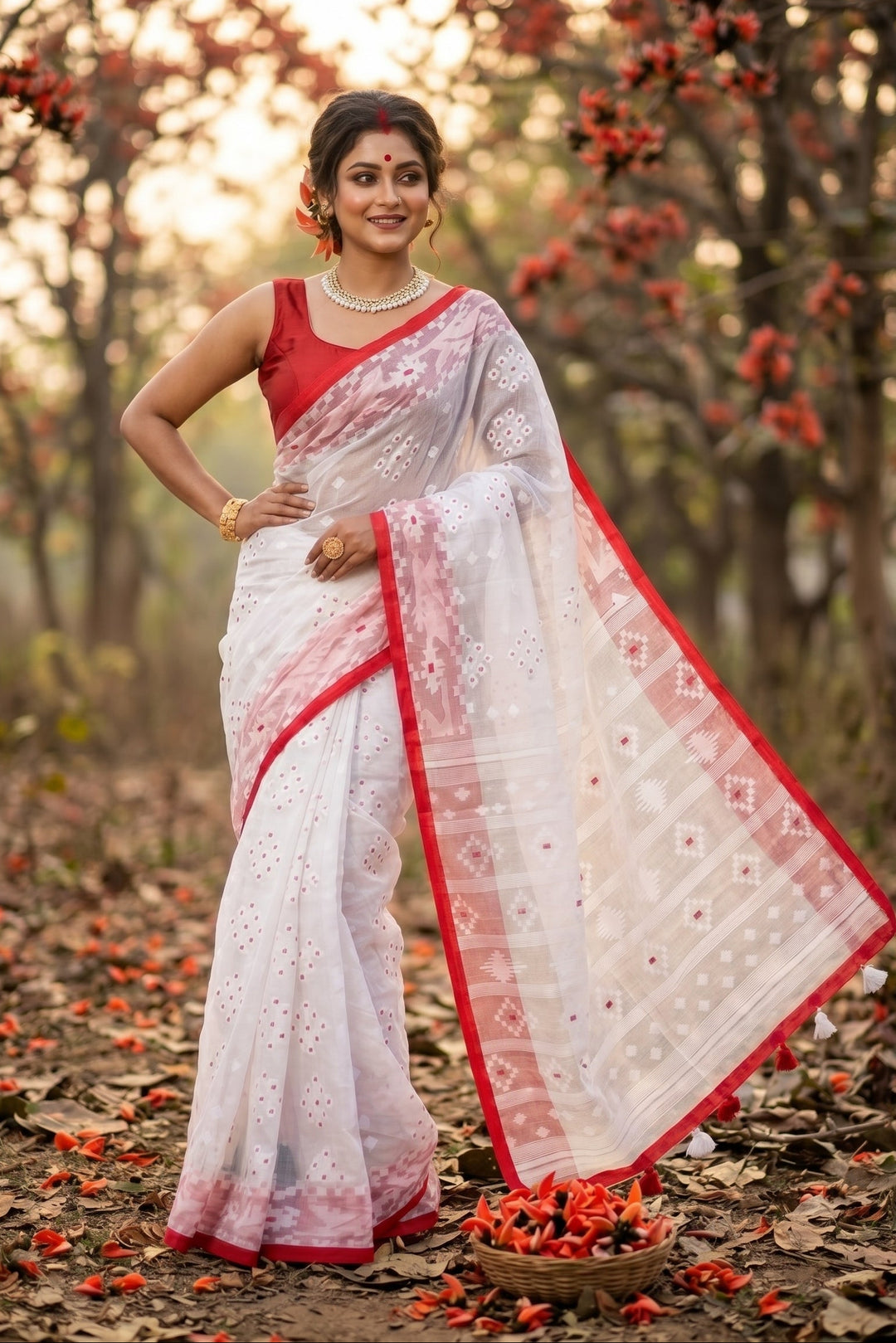 Arjuna Dhakai Jamdani Saree