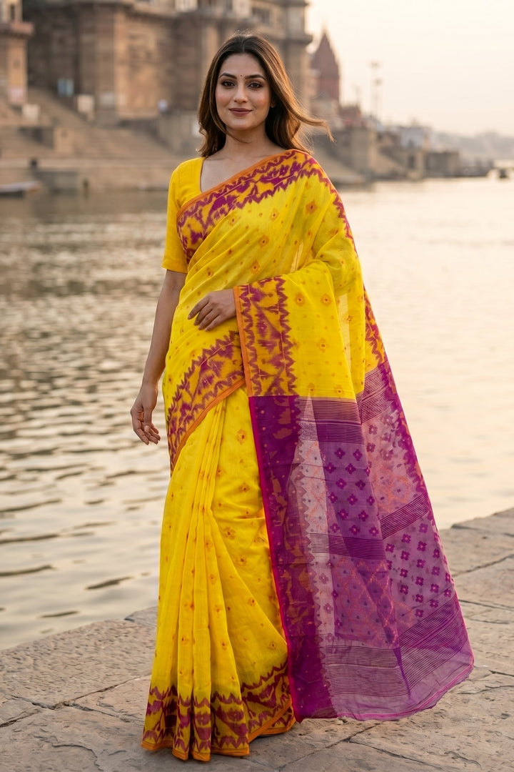 Nabarupa Bengal Jamdani Saree