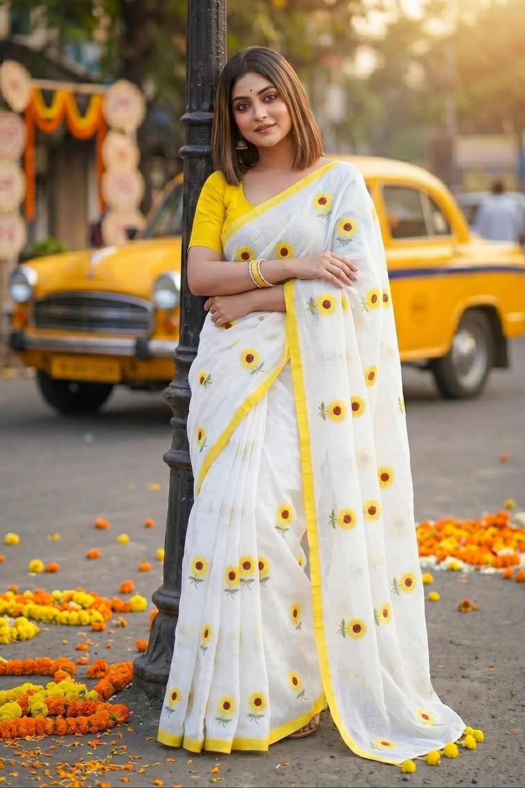 Roudrasmita Mul Cotton Saree