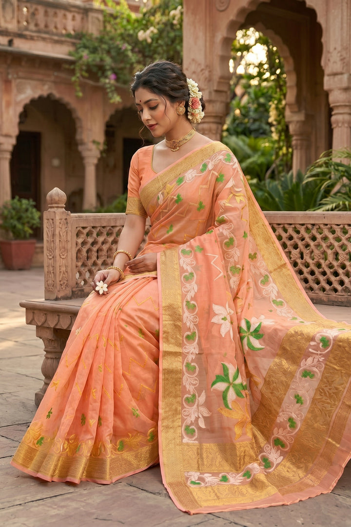 Nirjharini Dhakai Jamdani Saree