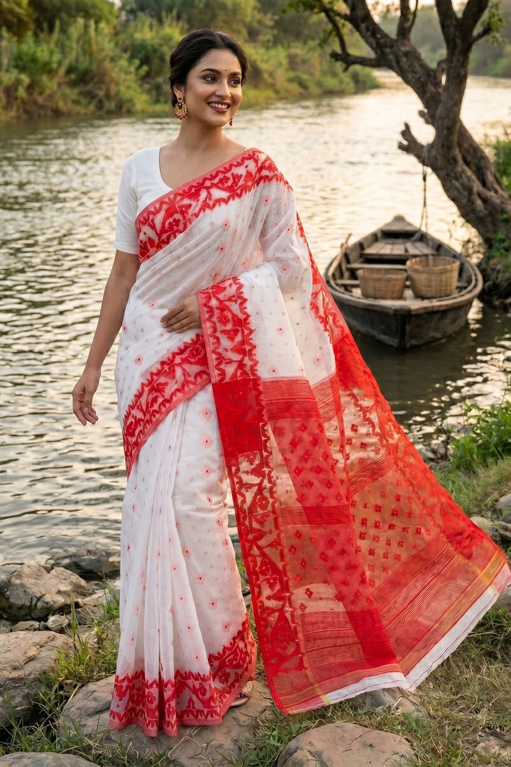 Nabarupa Bengal Jamdani Saree