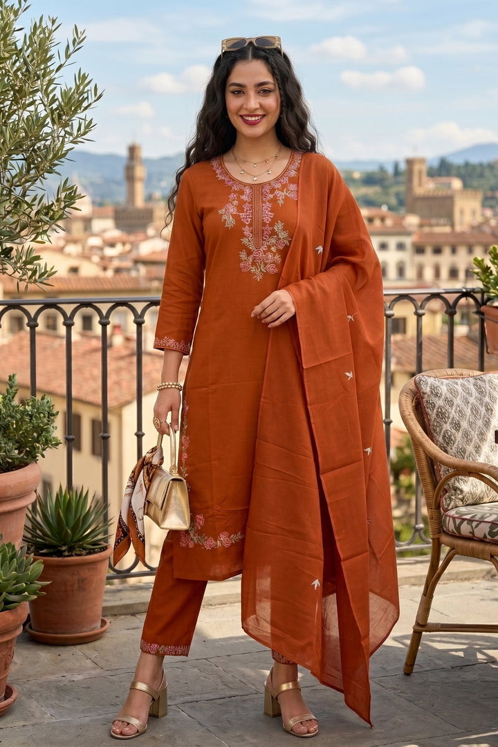 Tanurika Cotton(Kurti Set)