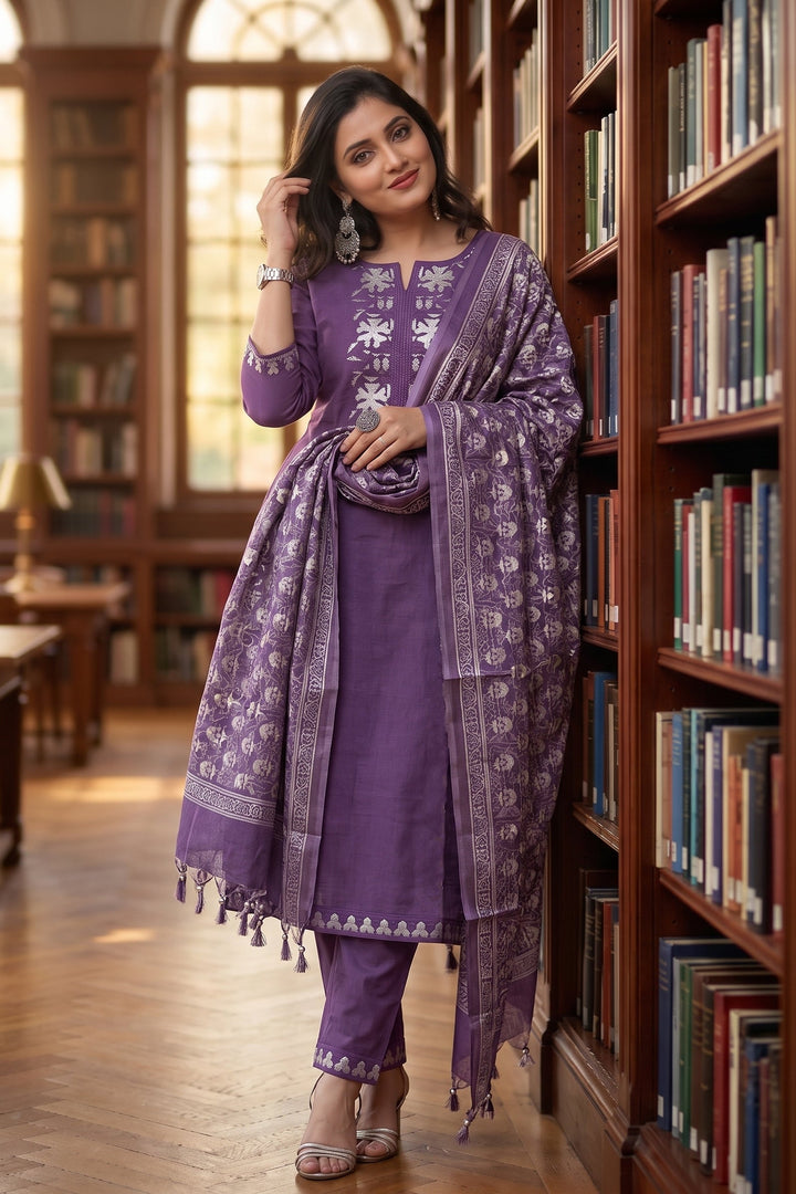 Mine In Every Moment Khadi Cotton Kurti Set