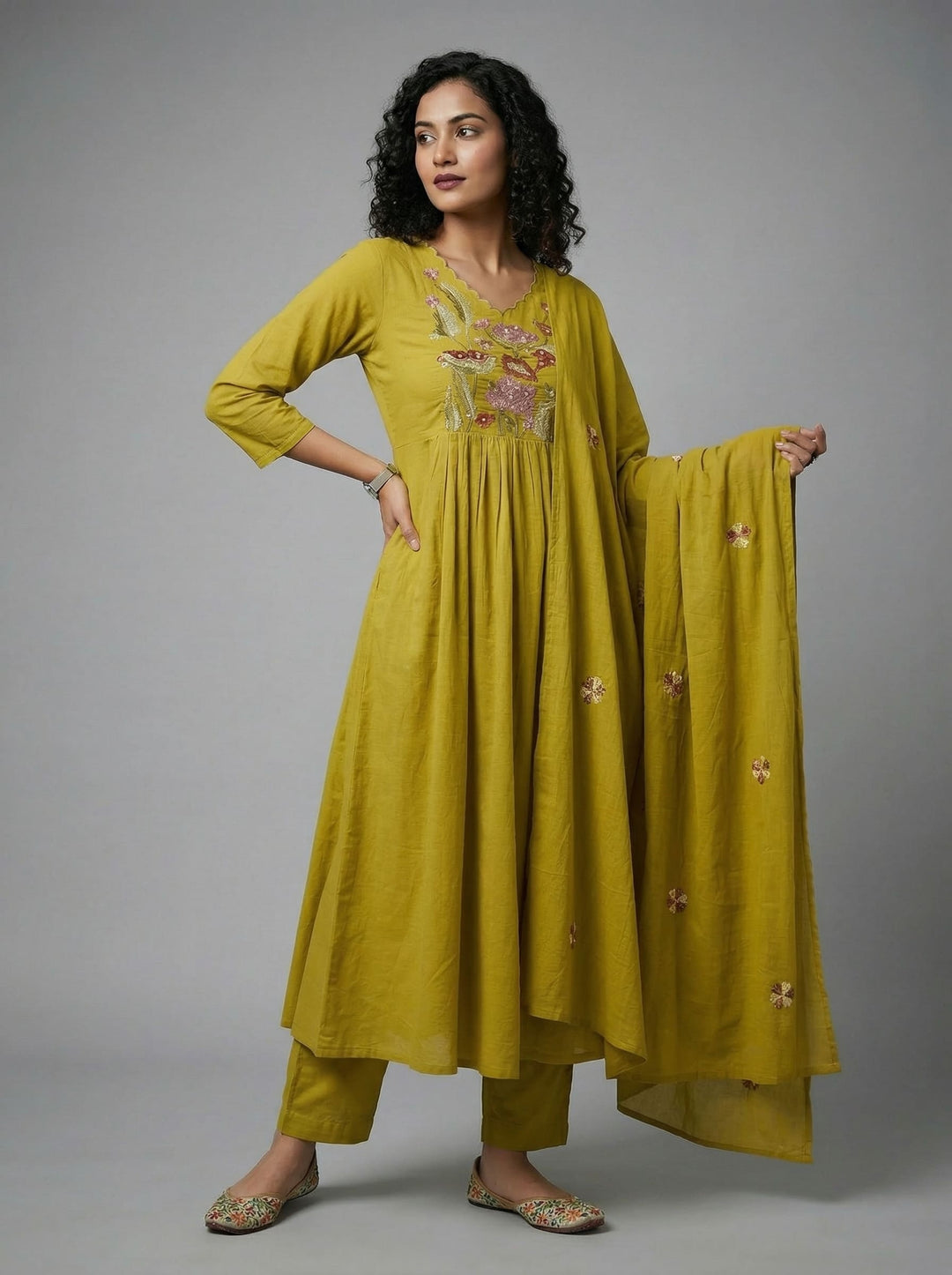 Summer Bliss Pure Cotton Suit Set