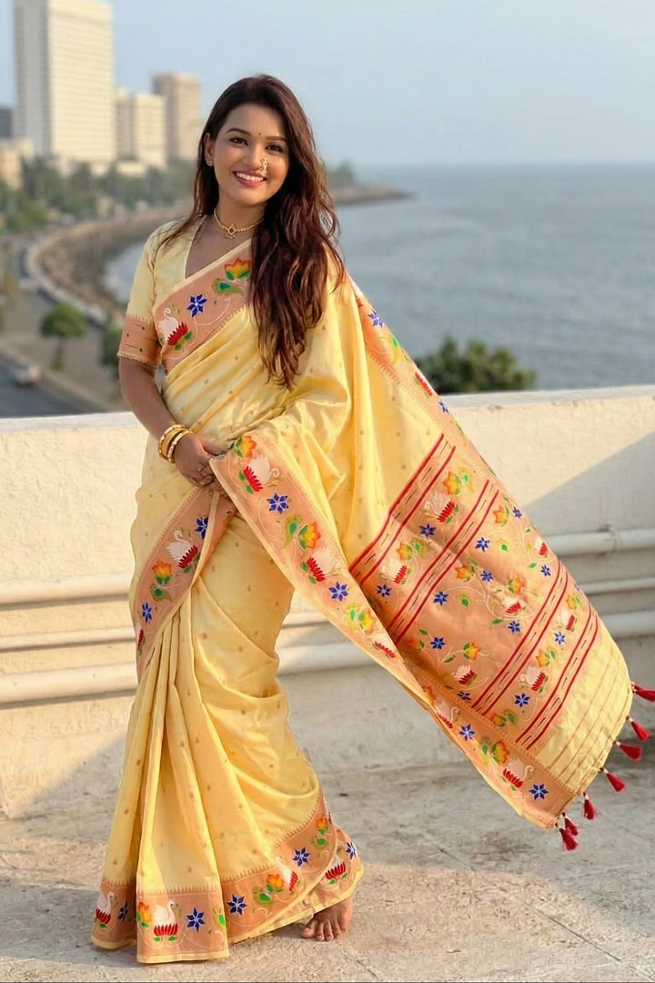 Mumbai Mood Sarees(Paithani Silk)