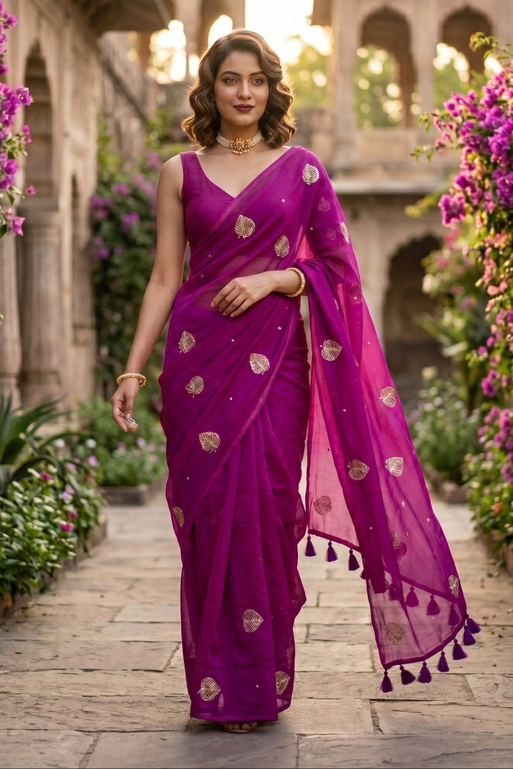 Bosonto Bilash Mul Cotton Saree