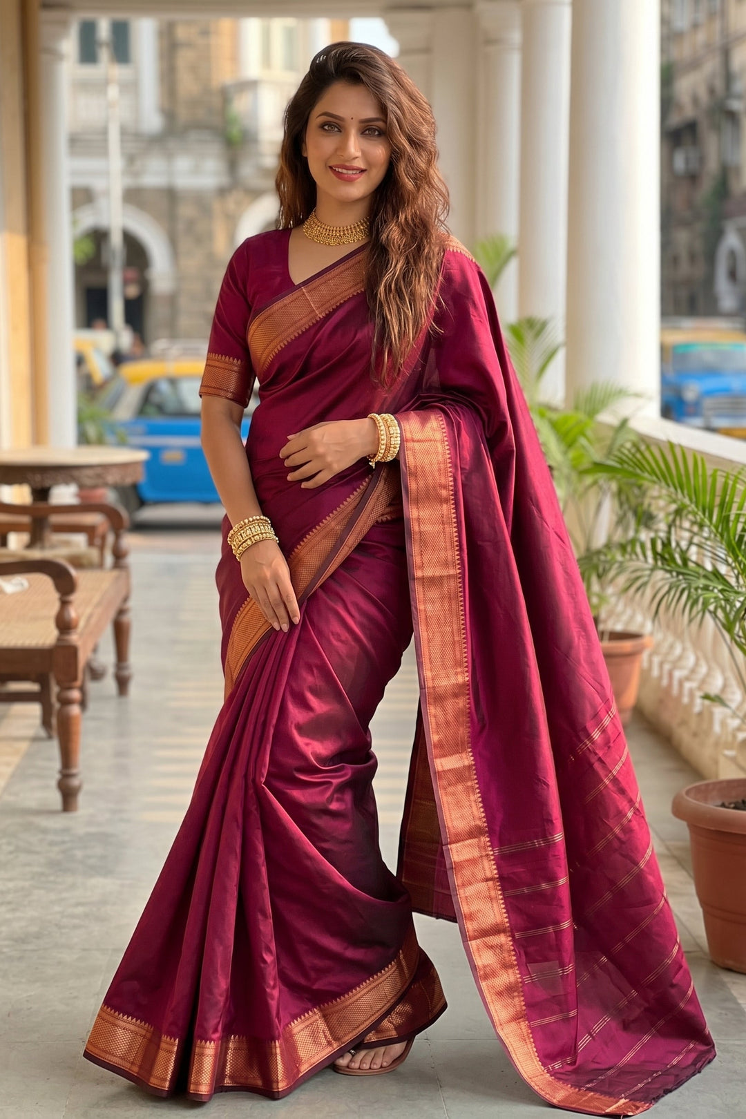 Dreams of Beauty Fancy Silk Saree