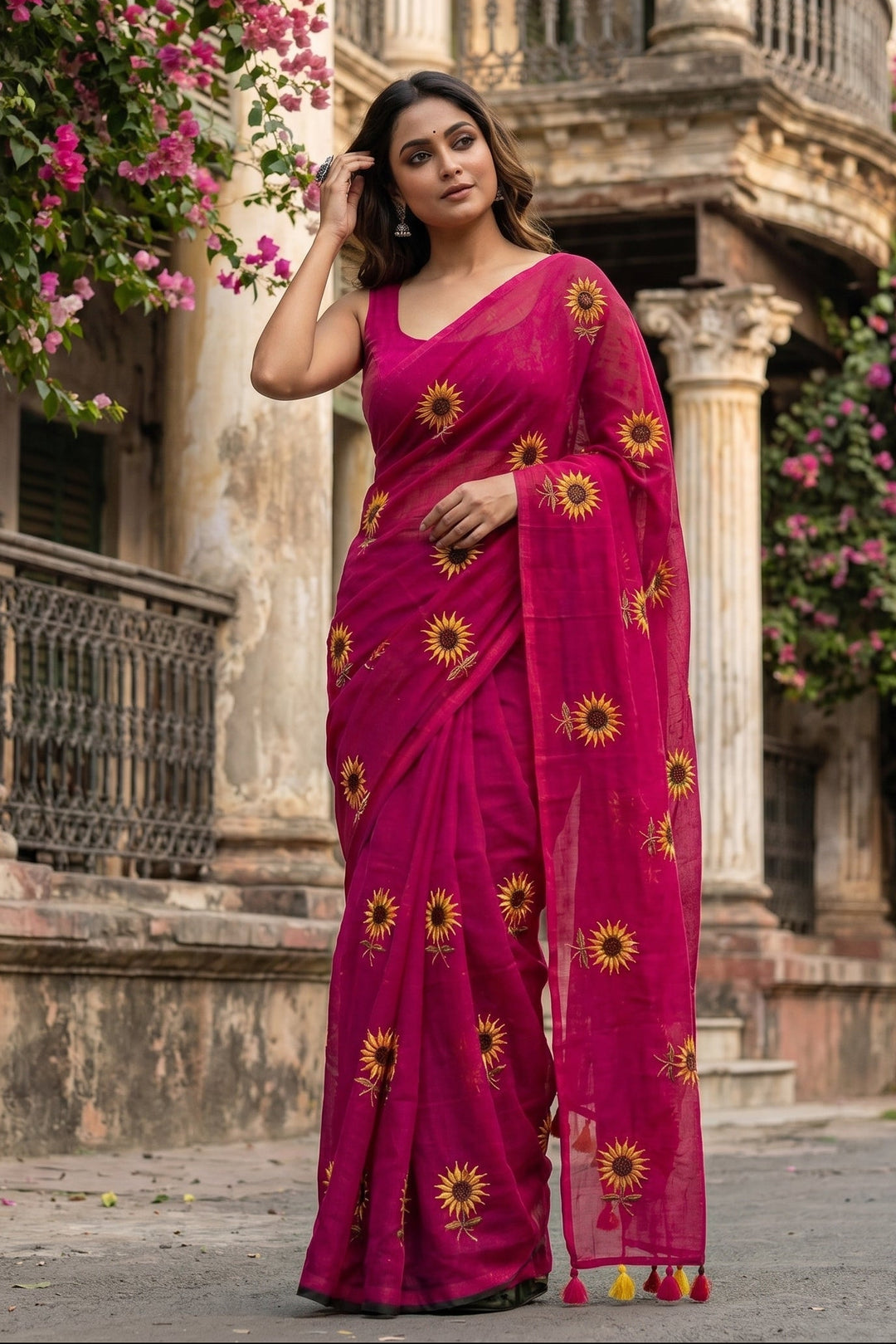 Roudrasmita Mul Cotton Saree