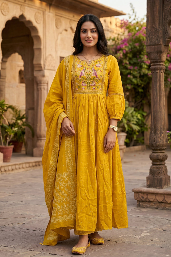Zyrah Cotton Kurti Set