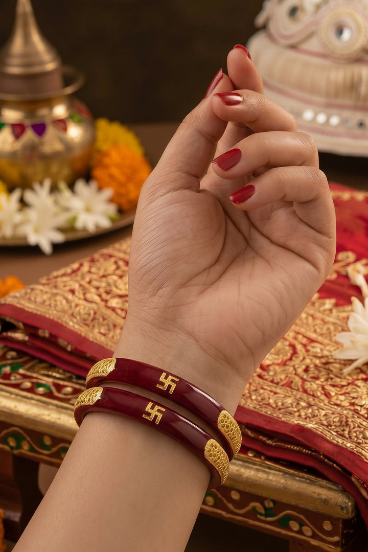 Swastika -Pola Bandhano Pair