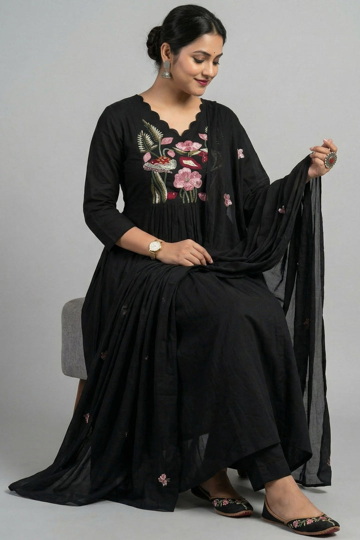 Summer Bliss Pure Cotton Suit Set