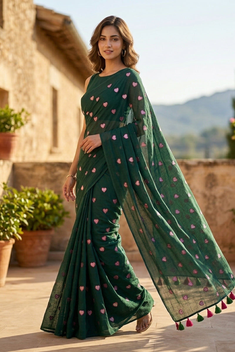 Anuragini Mul Cotton Saree