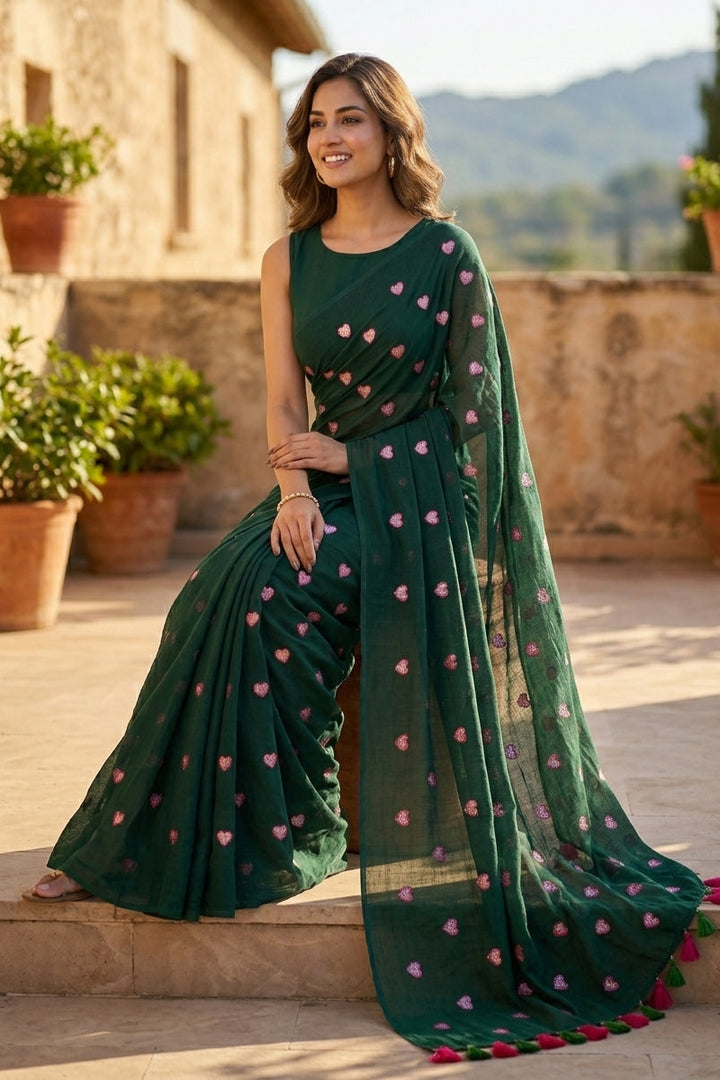 Anuragini Mul Cotton Saree