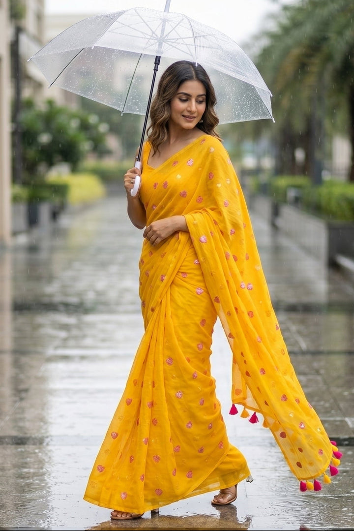 Anuragini Mul Cotton Saree