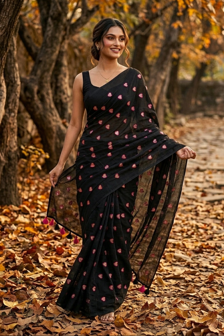 Anuragini Mul Cotton Saree