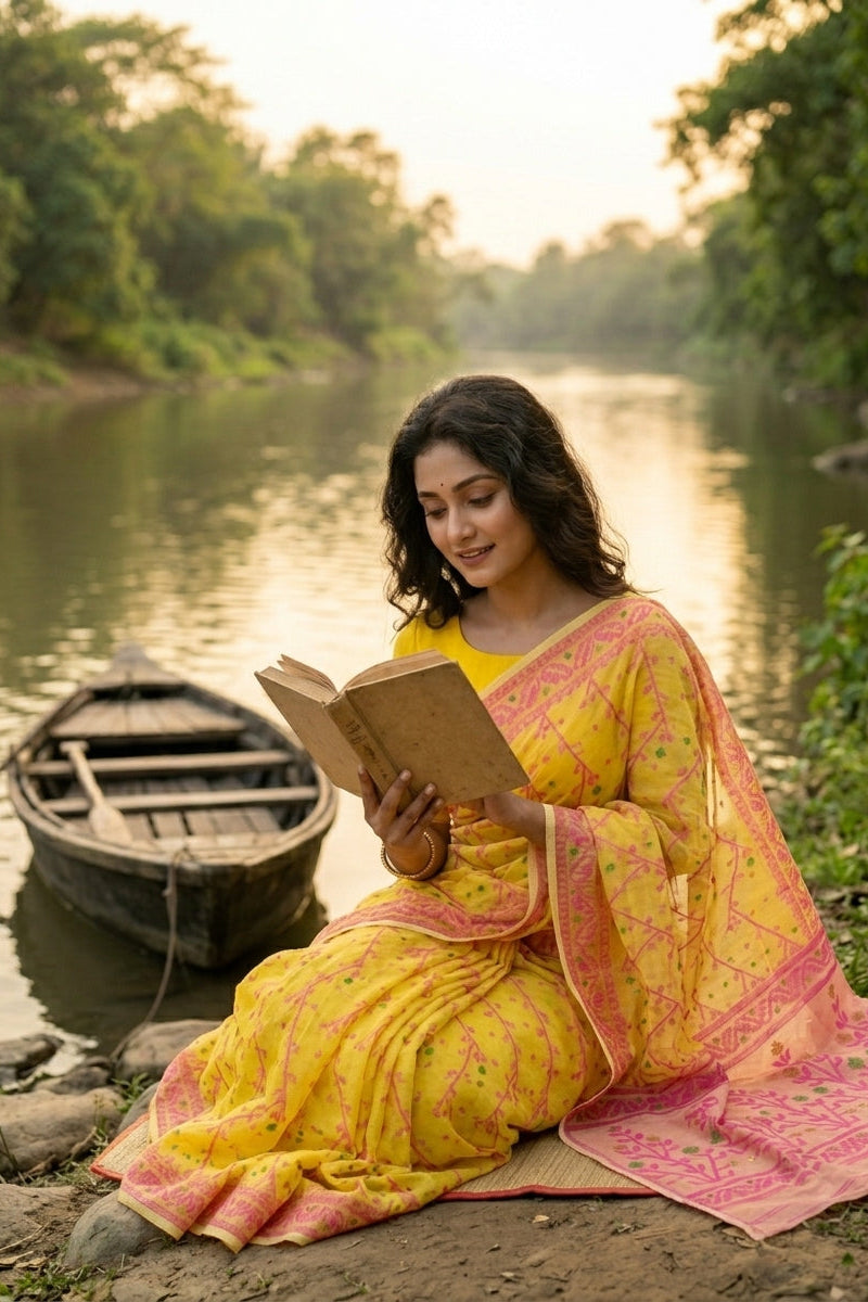 Chandraboli Jamdani Saree