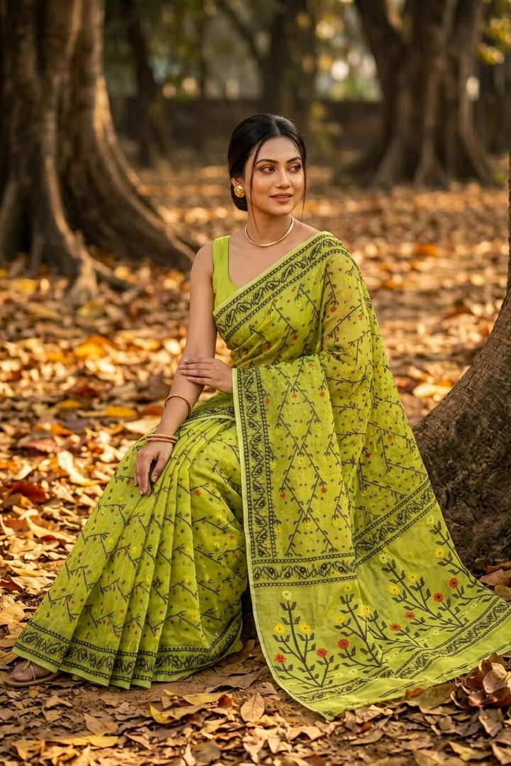 Chandraboli Jamdani Saree