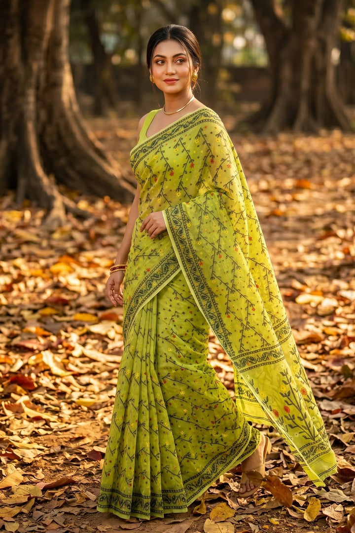 Chandraboli Jamdani Saree
